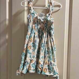 Charming Floral Kids Casual Dress